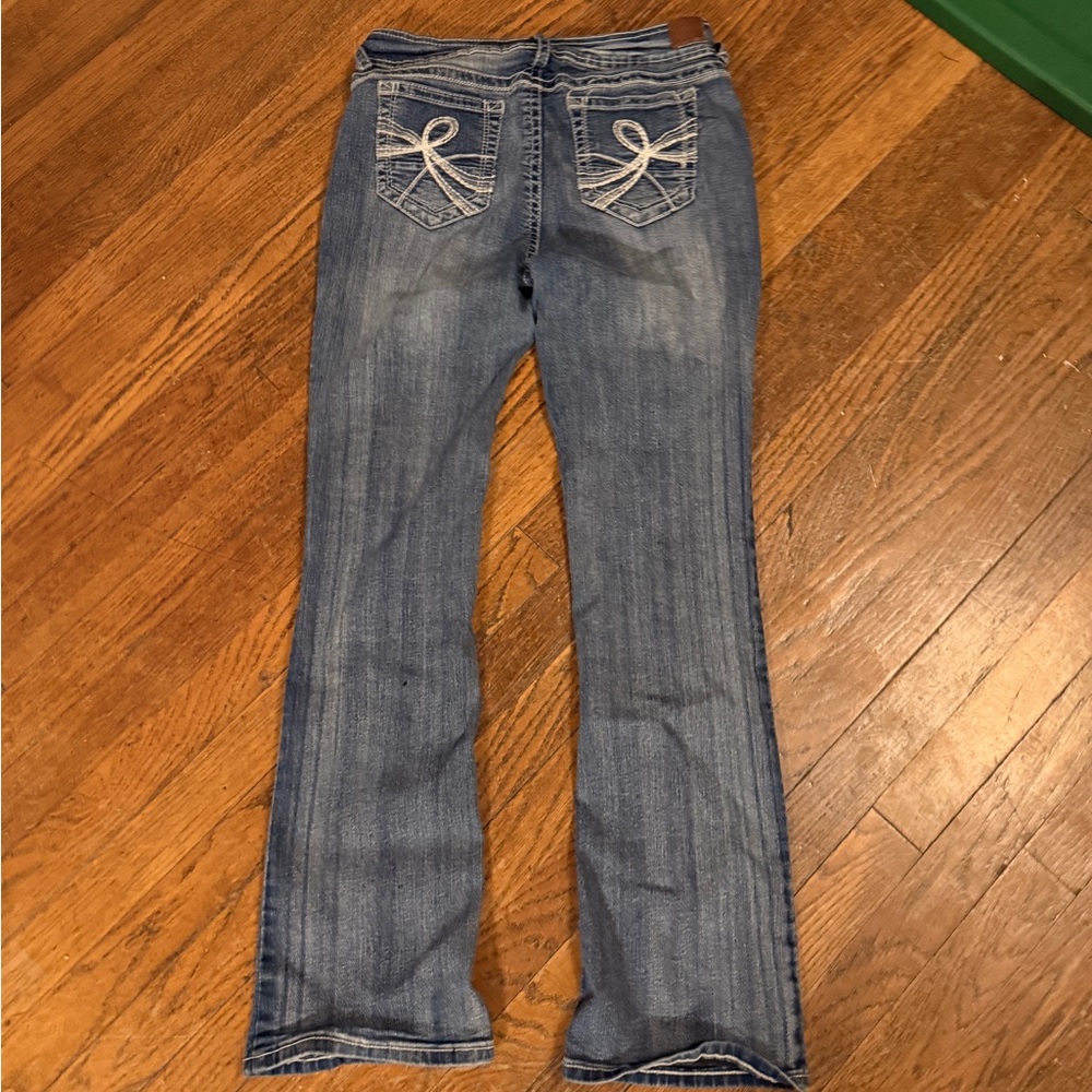 Wallflower Women's Boot Cut Jeans in Blue - Picture 7 of 7